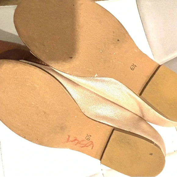 Anthropologie Cream Flats - Picture 3 of 7